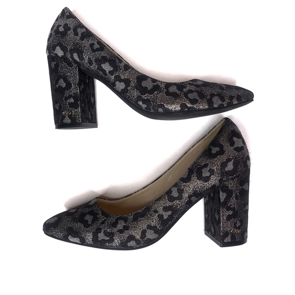 Cole Haan Alanna Metallic Leopard Pumps Size 7 - Picture 5 of 10